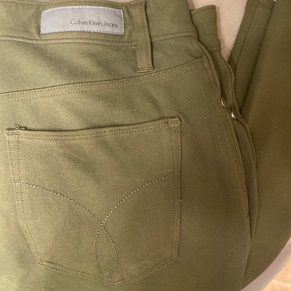 EUC Calvin Klein Olive Green Jegging, size US 8 - Picture 7 of 10